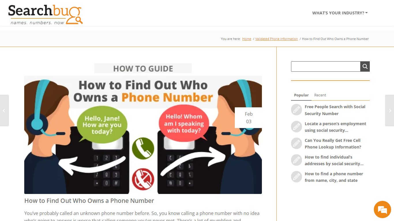 How to Find Out Who Owns a Phone Number | Searchbug Blog